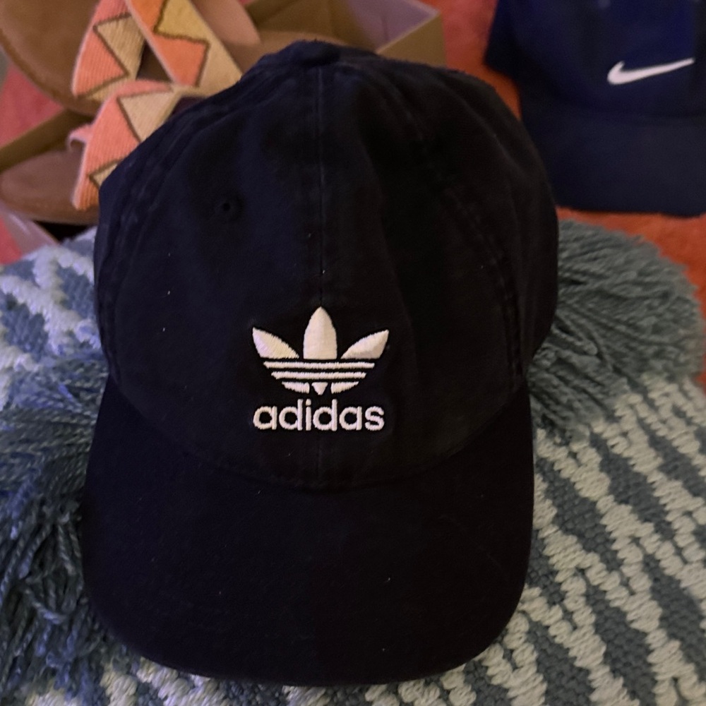 Adidas Classic Black Cap with White Emblem